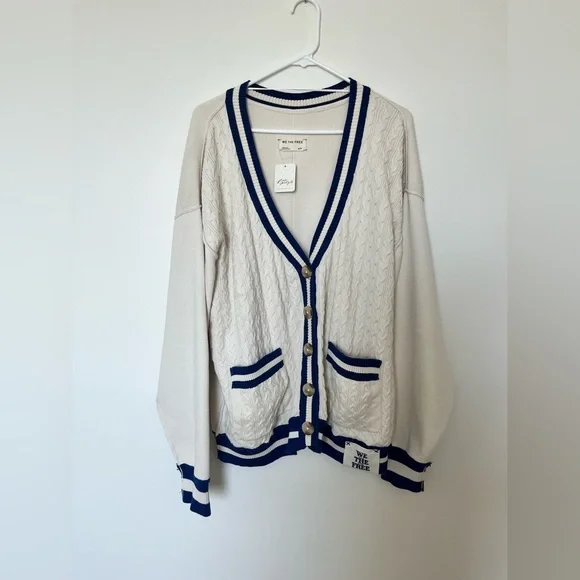 Free People We The Free Varsity Cardi - Picture 14 of 16